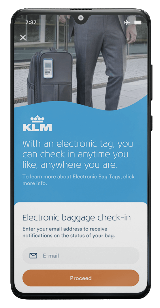 KLM Bagtag Android App