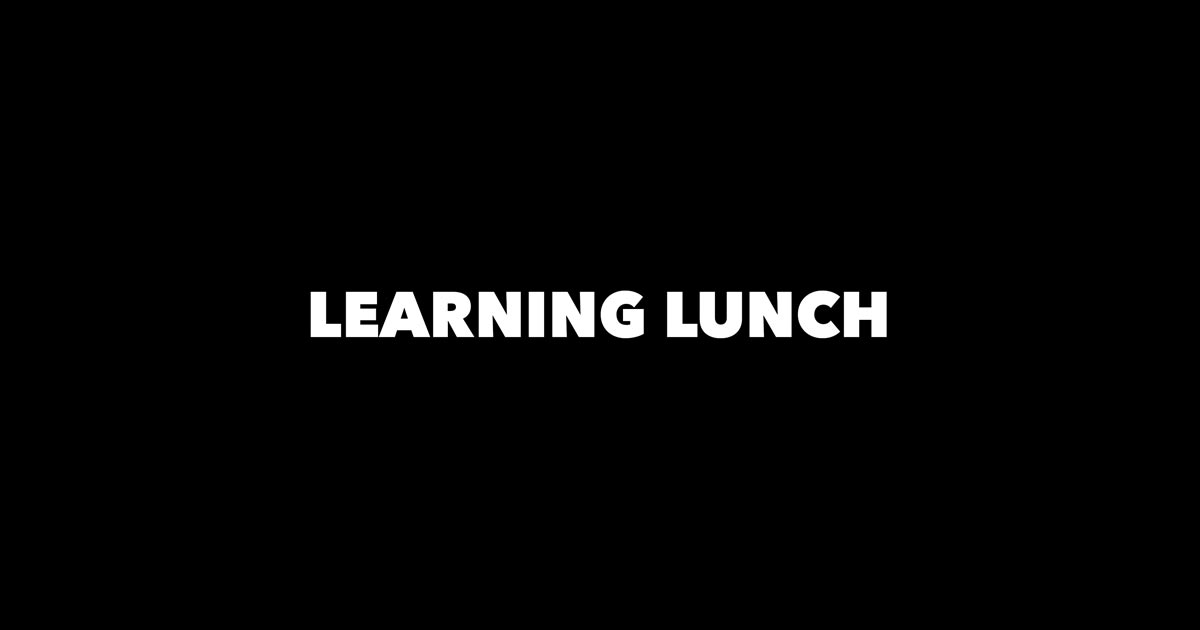 Learning lunch Kennisdeling App ontwikkelaar