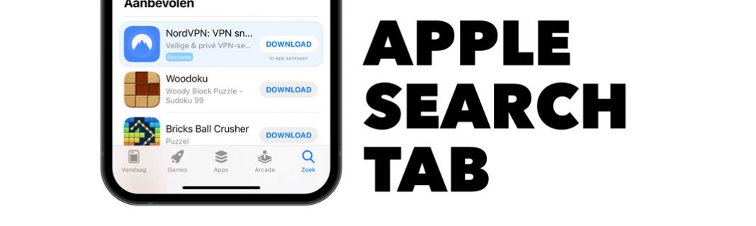 Search Tab Ads van Apple