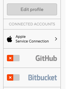 apple service connection