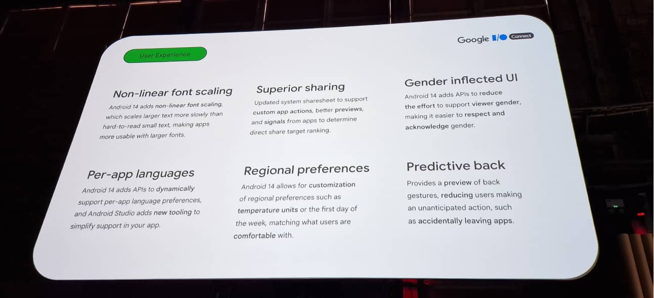 Google I/O Connect user experience