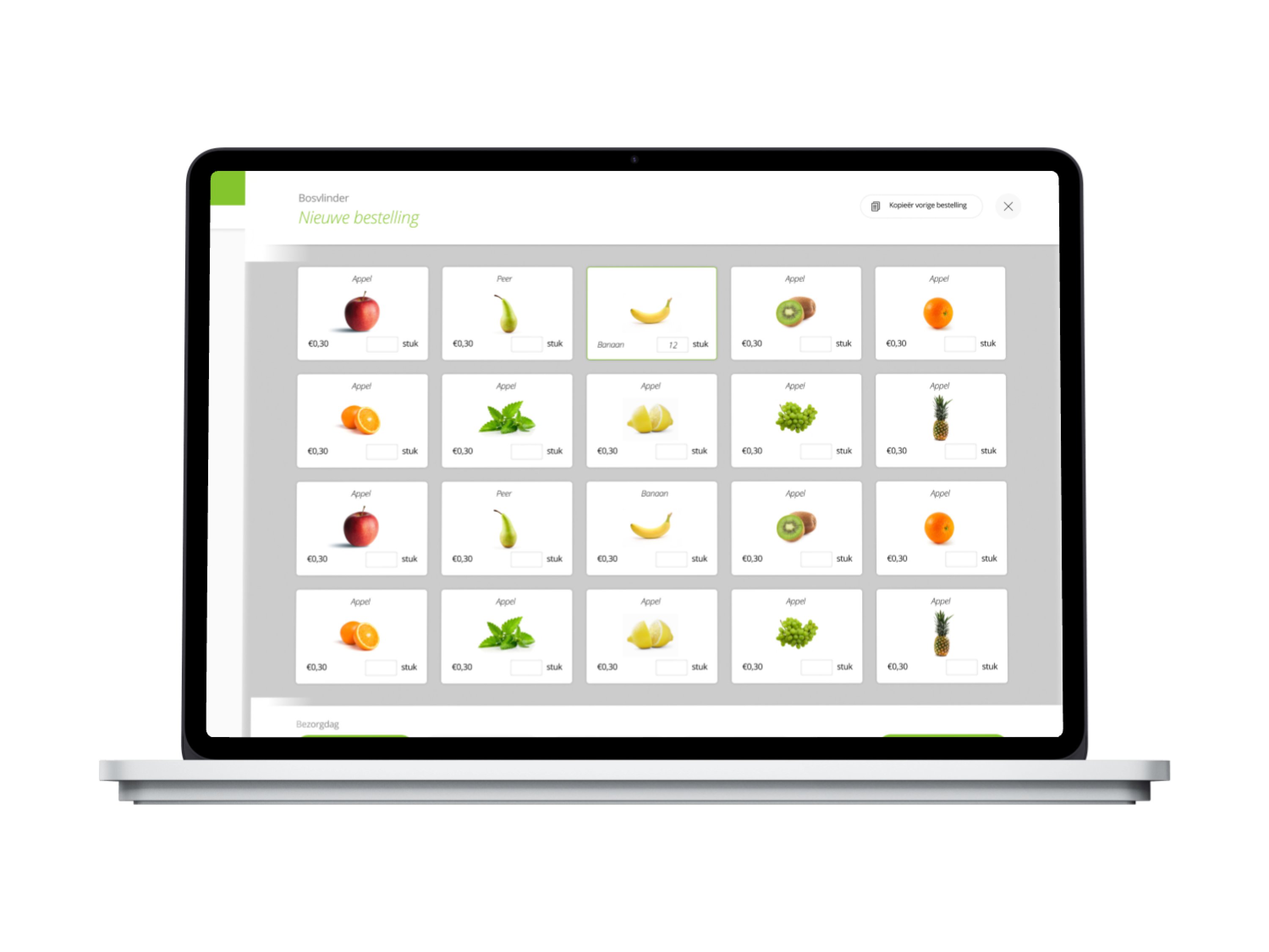 fruit in bedrijf web app